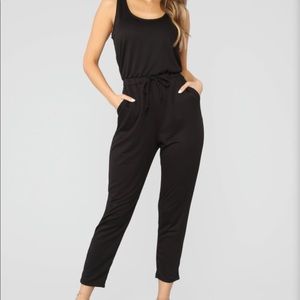 Sam Lounge Jumpsuit - Black
